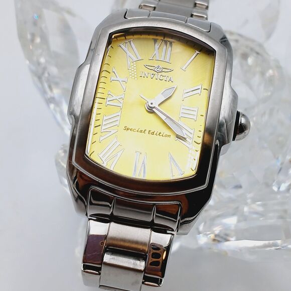 INVICTA Special Edition LUPAH 18645 Stainless Steel Rectangle Dial Watch Discont - Picture 13 of 16